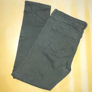 Green Gap Girlfriend distressed jeans